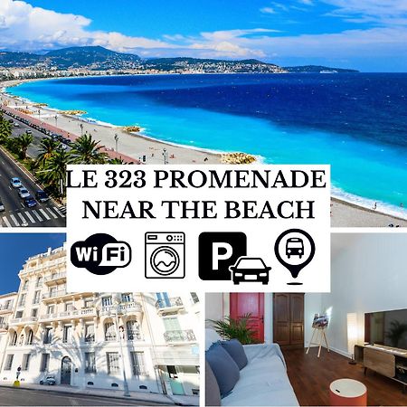 Le 323 Prom - 2 Chambres - Ac - Parking - Tram Et Supermarche Proches - Front De Mer Nice Exterior photo